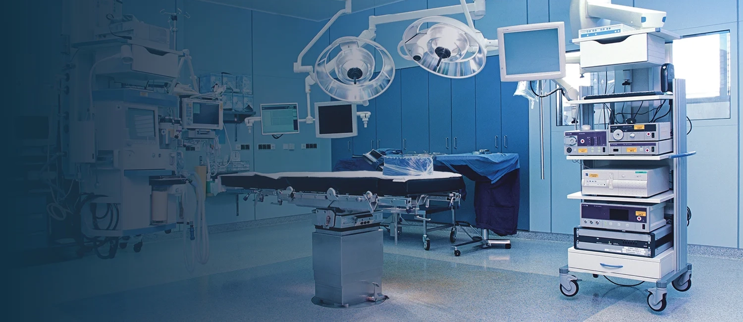 Leasing von Krankenhausausstattungen. Pflegebetten, Medizintechnik, Hardware, Möbel - alles aus einer Hand.